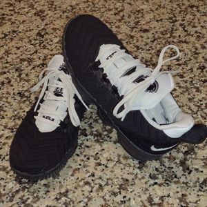 Nike Lebron sneakers.